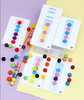 Educational toy test tube colored balls with cards