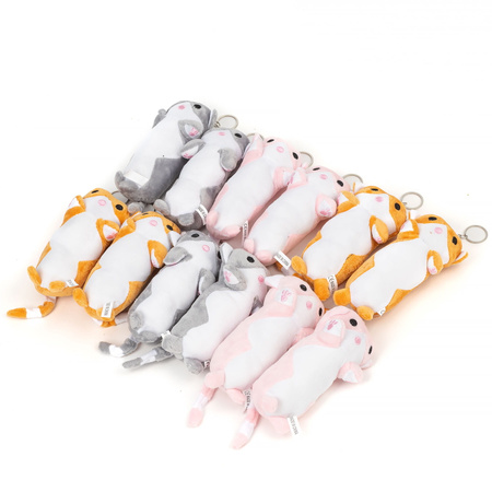 Plush Cat Keychain Set of 12 B-2365