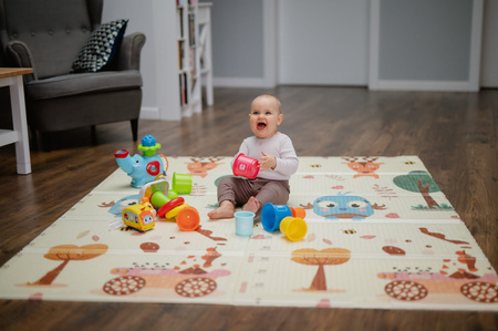 Double-sided foam play mat for children XPE