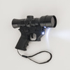 Keychain pistol flashlight, laser, scope B-2525